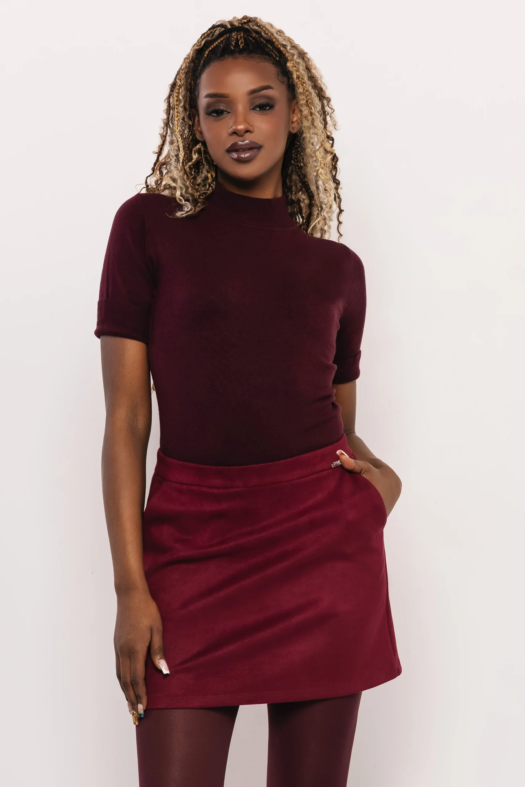 Fanta Pulóver Bordó