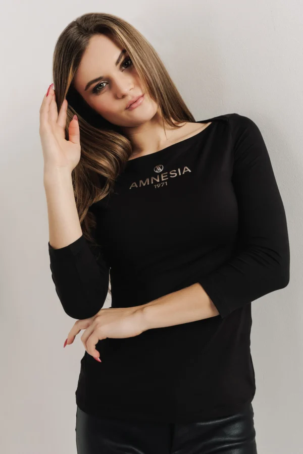 AMNESIA női felső – Fekete