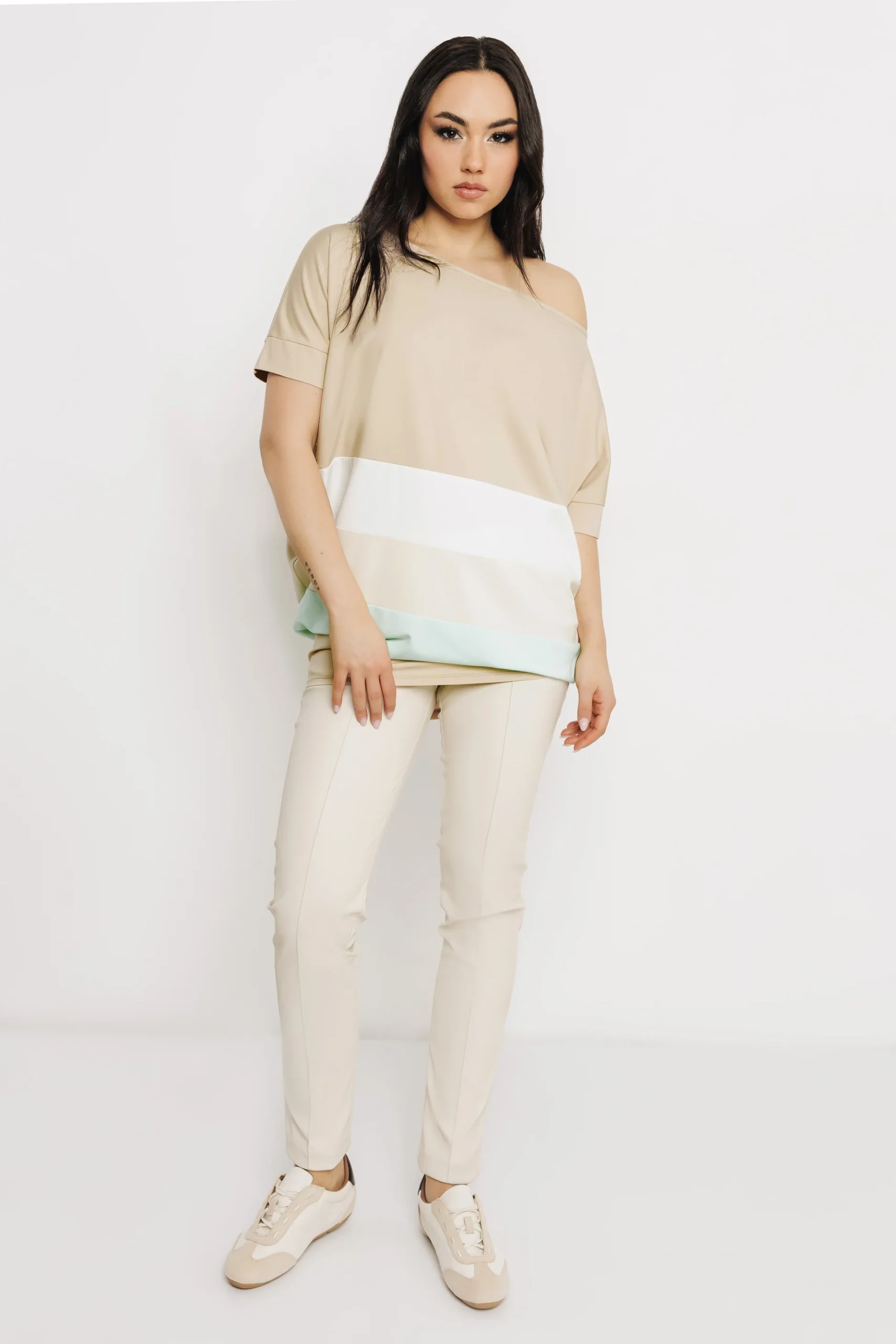 Amaruna Tunika Homok/Ekrü/Vaj/Alma