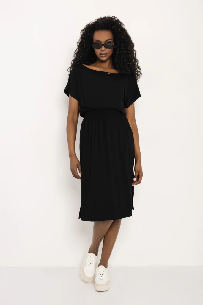 AMNESIA női ruha – Fekete