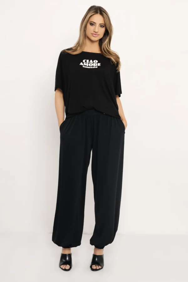 AMNESIA női felső – Fekete