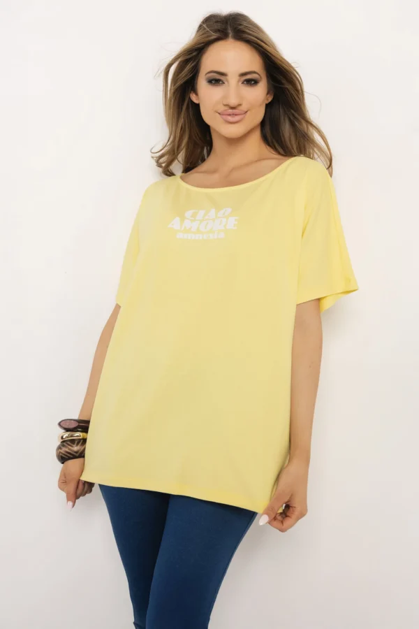 AMNESIA női felső – Sárga