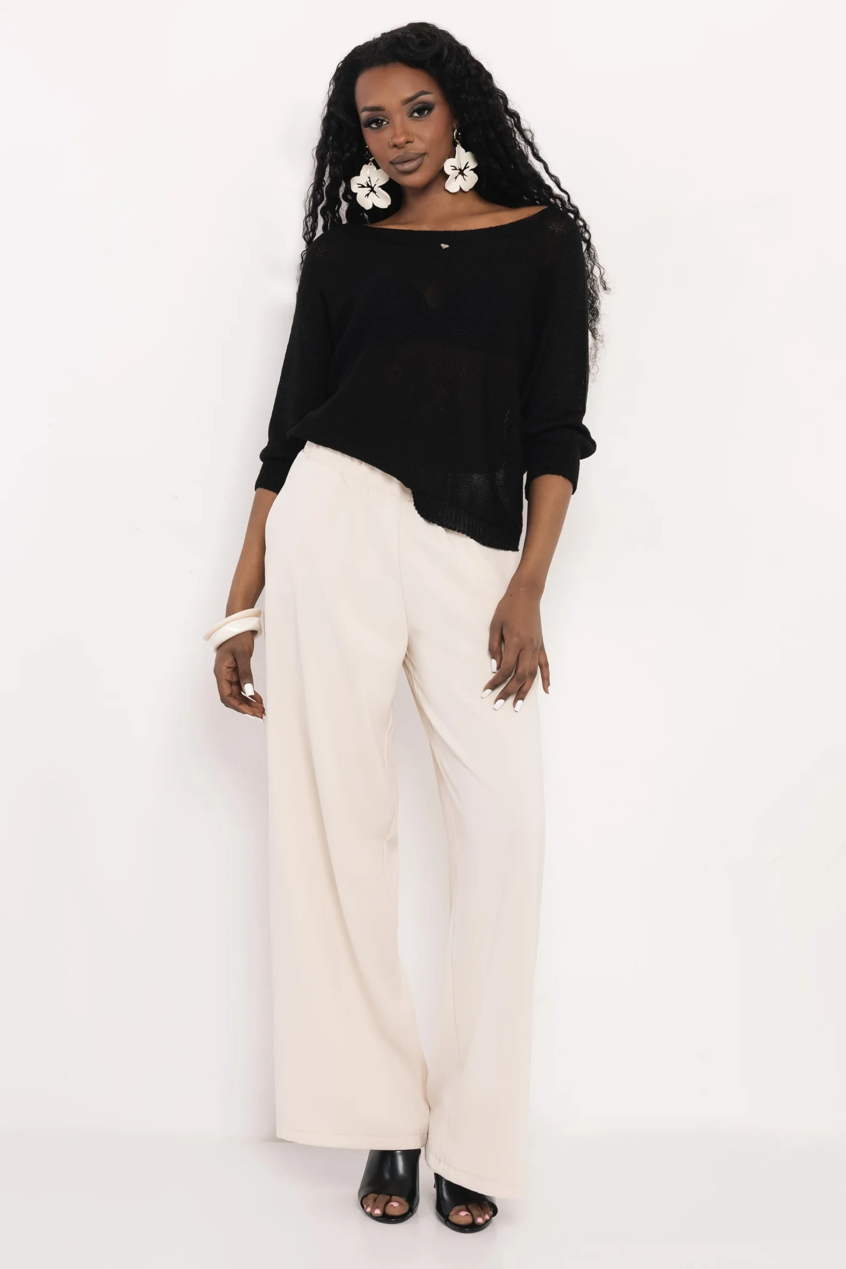 Certo Vékony Pulcsi Fekete